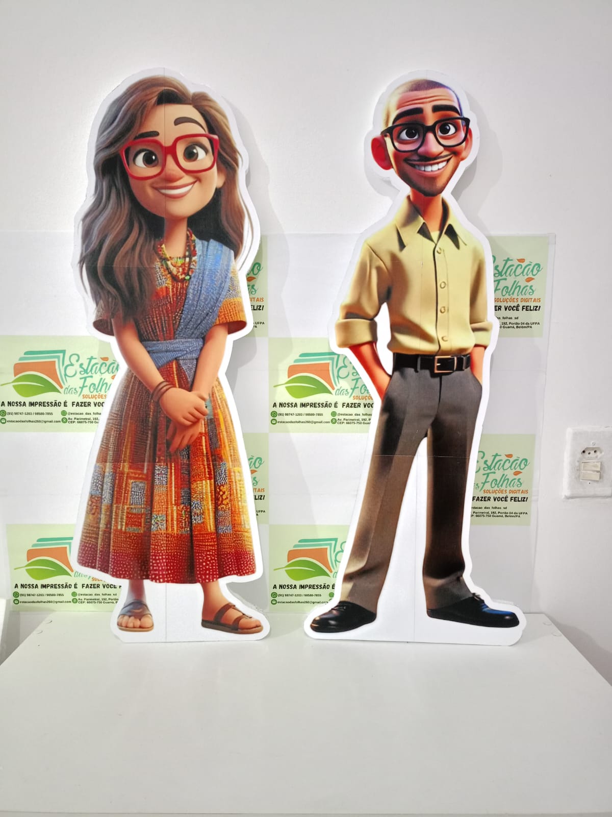 Totens - Papel Fotográfico acabamento em isopor