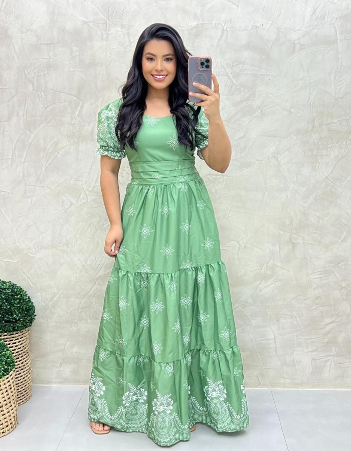 Vestido Maria longo